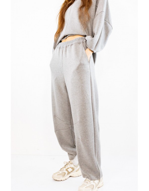 PANTALONE IN NEOPRENE - GRIGIO